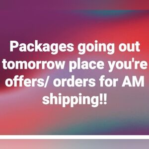 Get You're last minute order in tonight For fast shipping!
